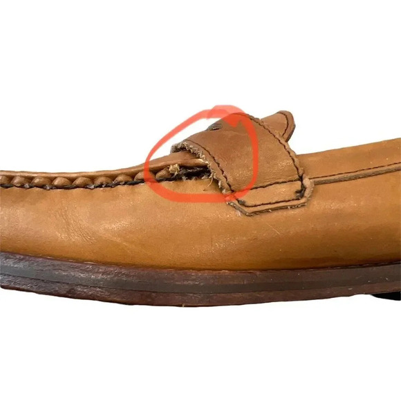 Allen Edmonds Walnut Dylan Penny Loafer 8 - Picture 10 of 10